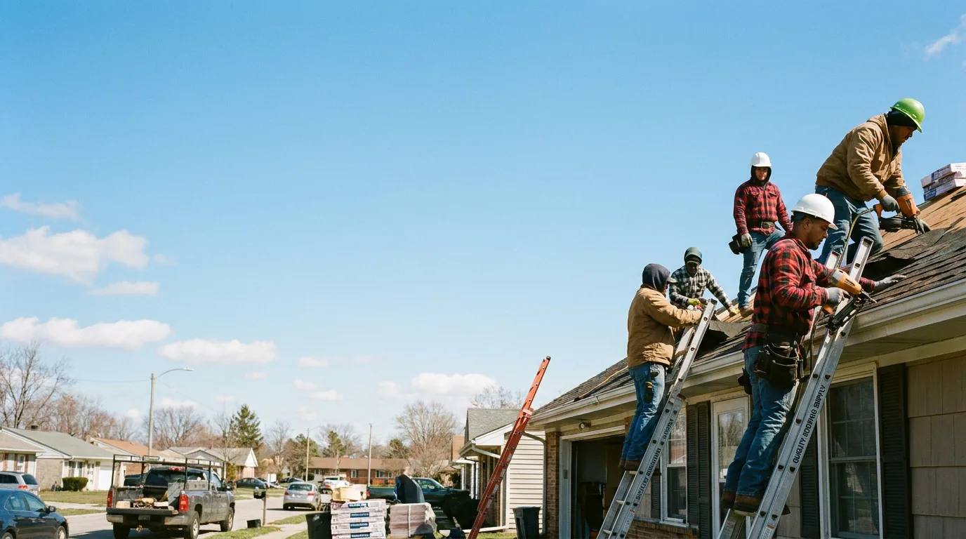 Roofing in North Henderson, IL near me